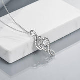 I Love You To The Moon And Back Infinity Necklace