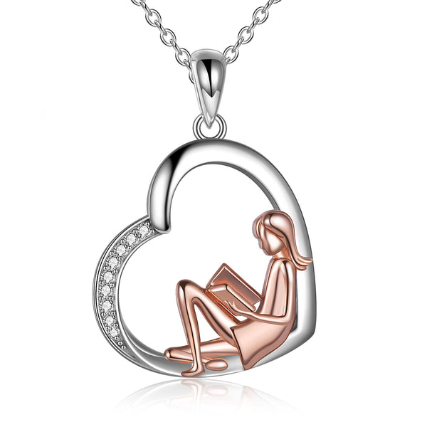 Sterling Silver Congratulatory Graduation Heart Necklace