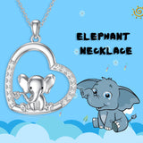 Elephant Necklace - Sterling Silver