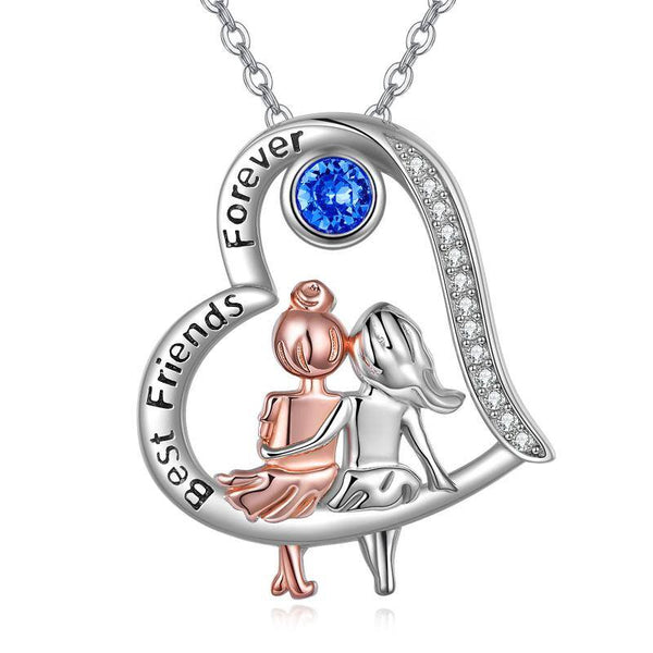 Sterling Silver Necklaces for Female BFF Jewelry Gifts