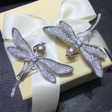 Freshwater Pearl Dragonfly Corsage