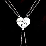 Custom Love Puzzle Pendant Girlfriend Necklace