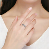 Diamond Leaf Ring