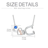 Stethoscope Heartbeat Pendant Necklace - Sterling Silver K (For Nurses/Doctors)