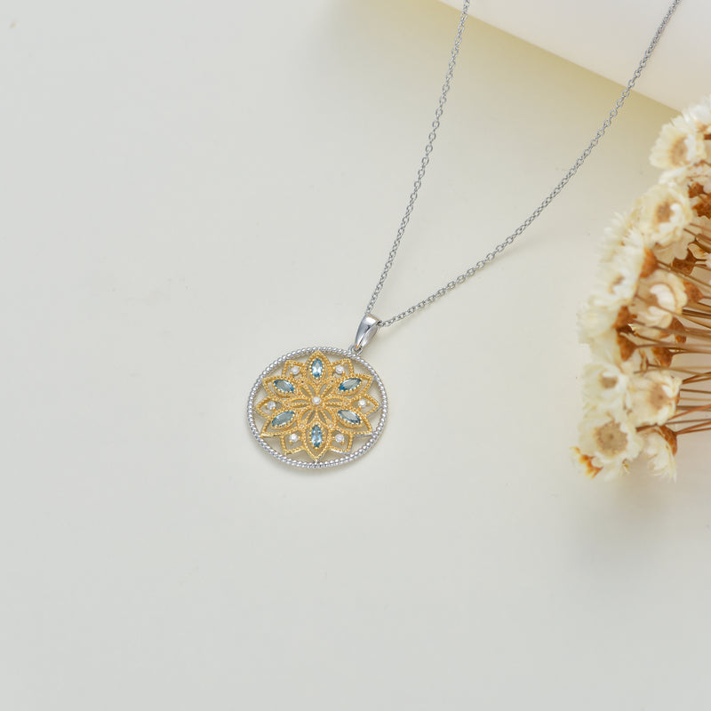 Diamond Filigree Pendant Necklace