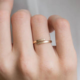 Custom Name Gold Ring