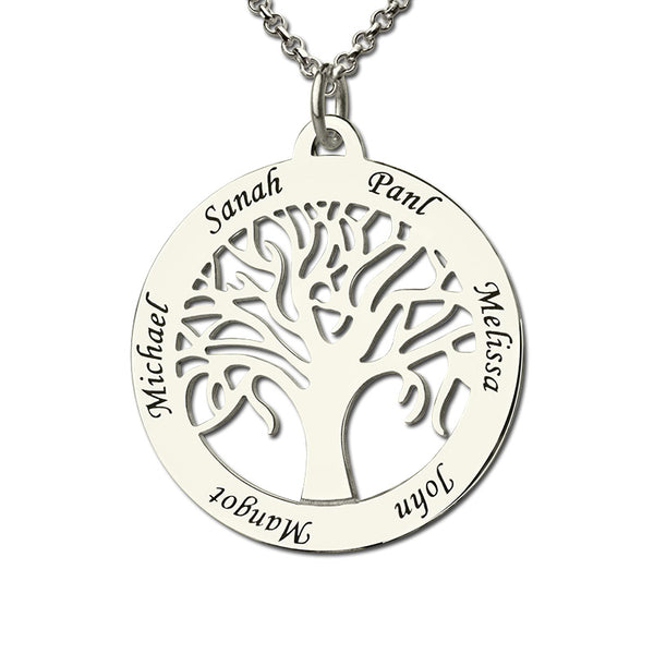 DIY Family Tree Of Life Pendant Necklace