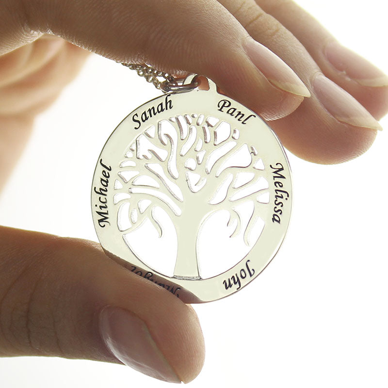 DIY Family Tree Of Life Pendant Necklace