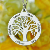 DIY Family Tree Of Life Pendant Necklace