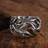 Men's Ornate Dragon  Ring