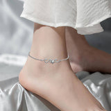 Turtle Wave Ocean Adjustable Anklet