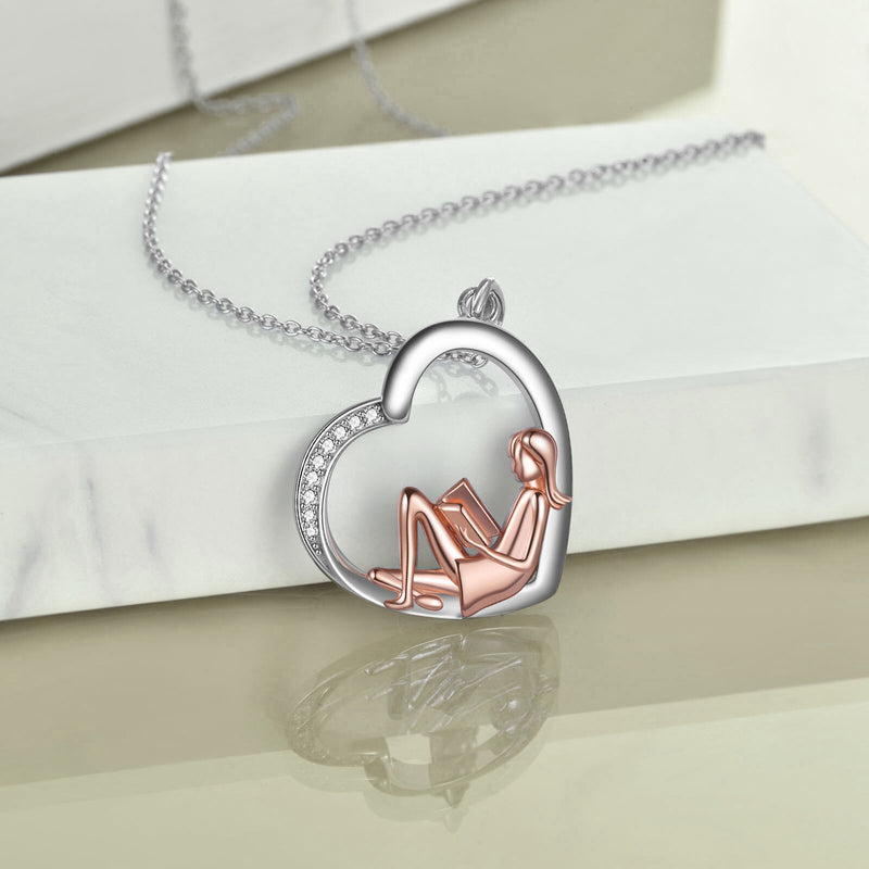 Sterling Silver Congratulatory Graduation Heart Necklace