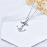 Anchor Necklace Sterling Silver