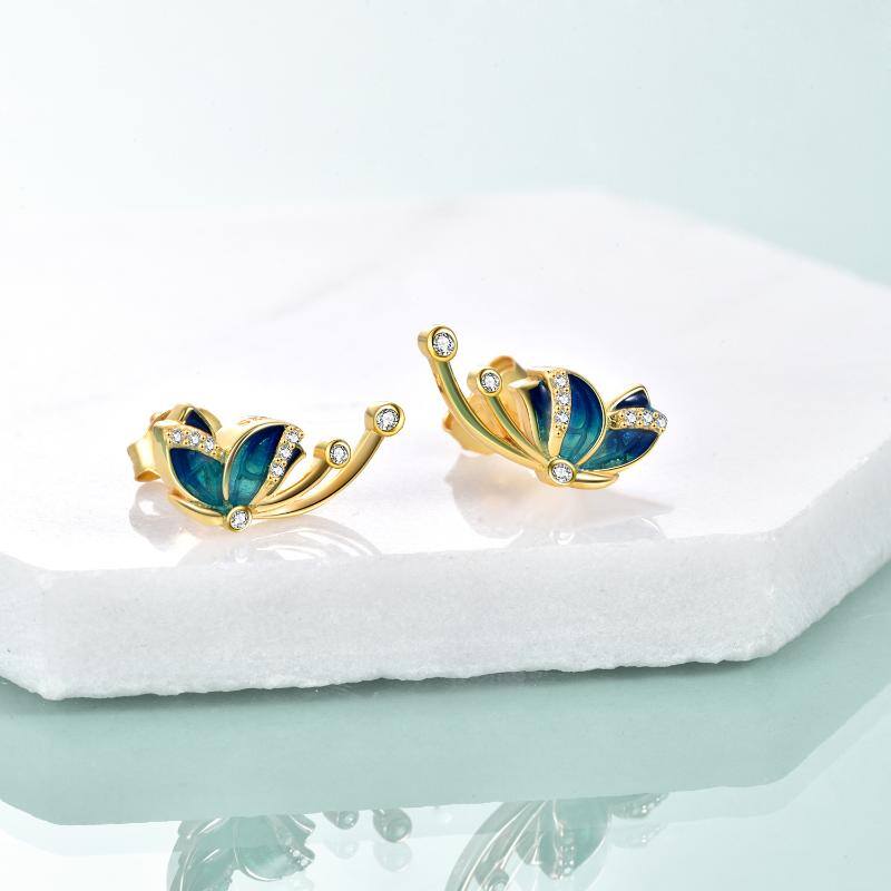 Sterling Silver Butterfly Earrings