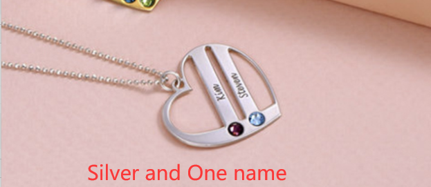 Custom Engraved Name Diamond Necklace