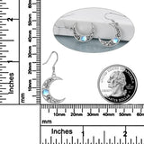 Sterling Silver Crescent Moon Earrings