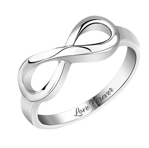 Custom Sterling Silver Infiniti Ring