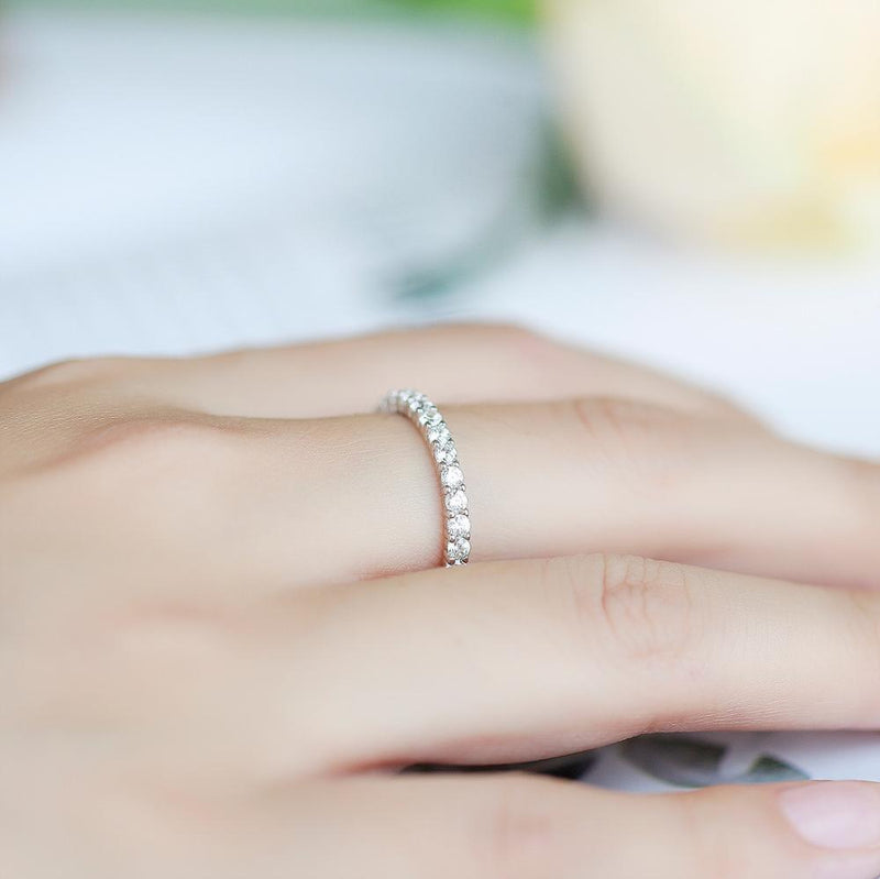 Moissanite Diamond Ring