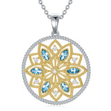 Diamond Filigree Pendant Necklace