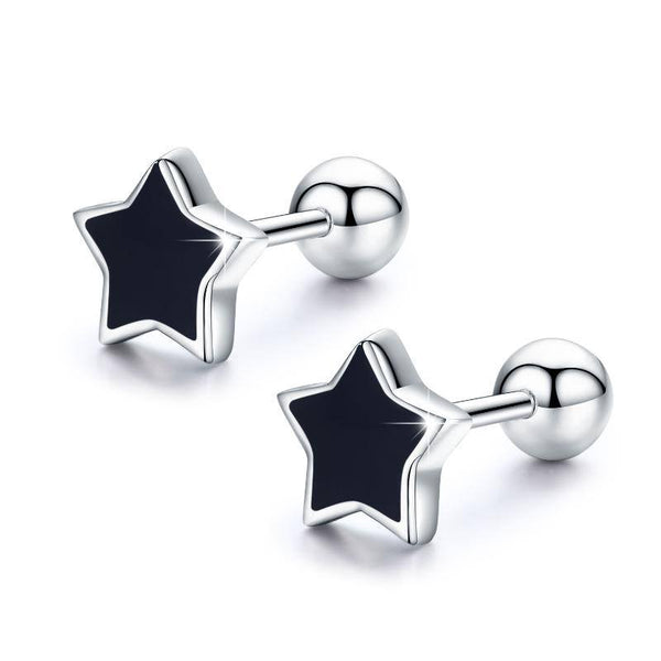 Sterling Silver Classic Screw Back Stud Earrings