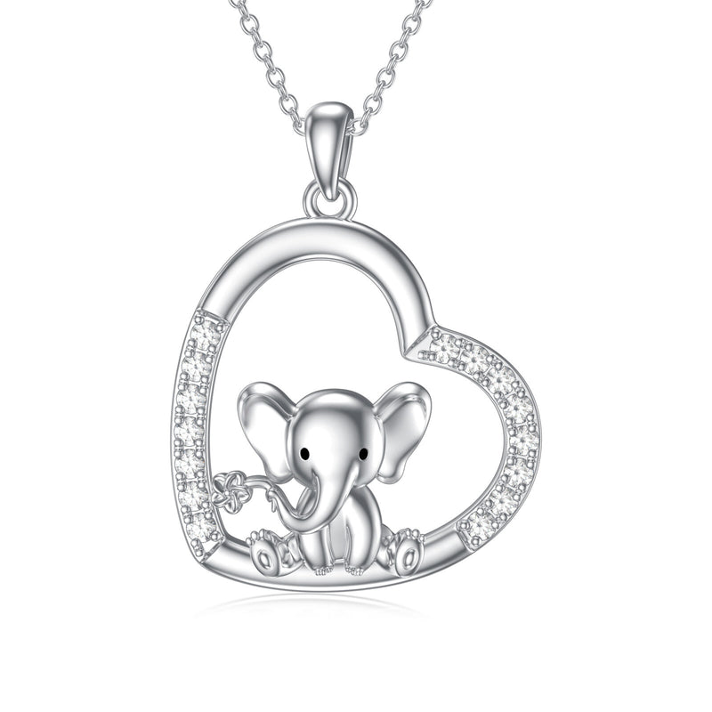 Elephant Necklace - Sterling Silver