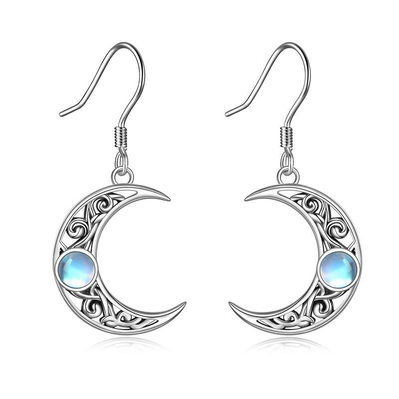 Sterling Silver Crescent Moon Earrings