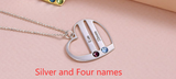 Custom Engraved Name Diamond Necklace