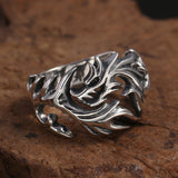 Men's Ornate Dragon  Ring