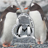 Penguin Necklace Forever in My Heart