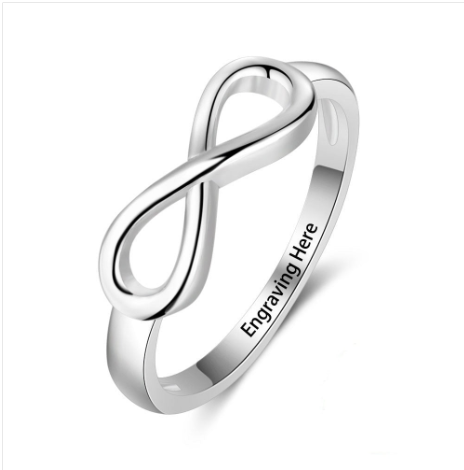 Custom Sterling Silver Infiniti Ring