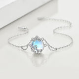 Adjustable Moonstone Bracelets - Sterling Silver