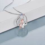 I Love You Forever Sterling Silver Heart Necklace for Your Grand Daughter