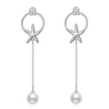 Starfish Sterling Silver Earring