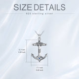 Anchor Necklace Sterling Silver