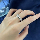 Silver Elegant Chic Pearl Ring