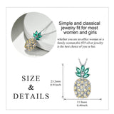 Dainty Sterling Silver Pineapple Pendant Necklace