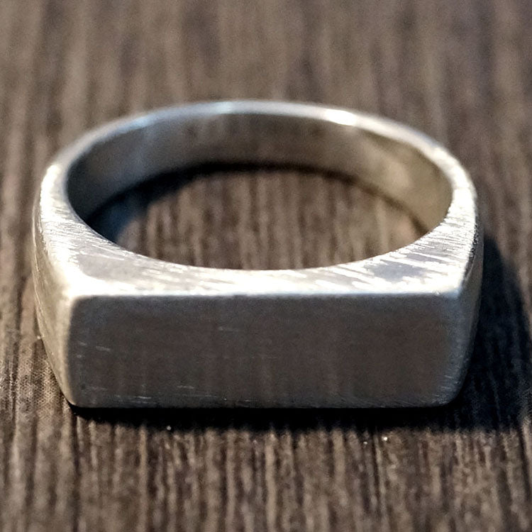 Sterling Silver Men's Heavy Duty Ring